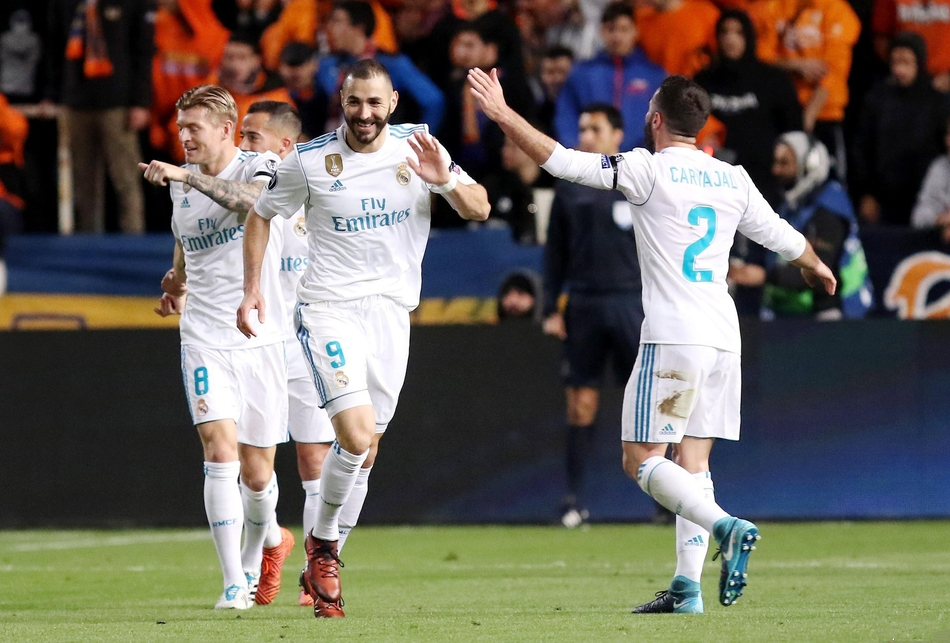 皇马强势摩洛哥，本泽马高光表现